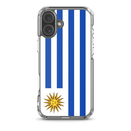 Coque iphone drapeau uruguay souple antichoc transparente
