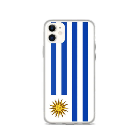Coque iphone drapeau uruguay souple antichoc transparente