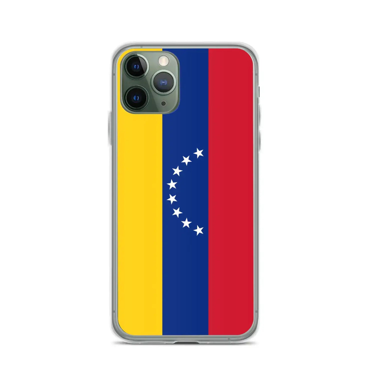 Coque iphone drapeau venezuela souple antichoc transparente