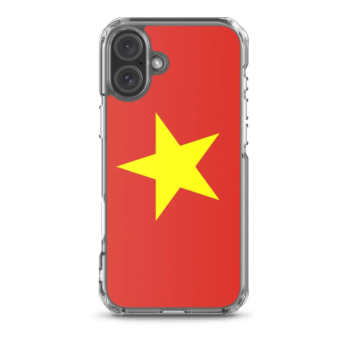 Coque iphone drapeau viêt nam souple antichoc transparente