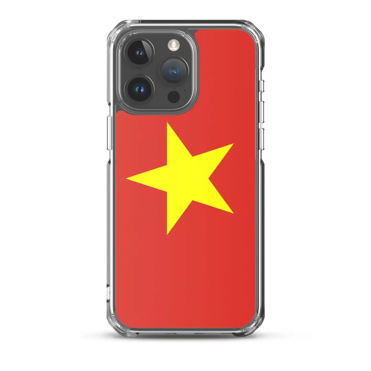 Coque iphone drapeau viêt nam souple antichoc transparente