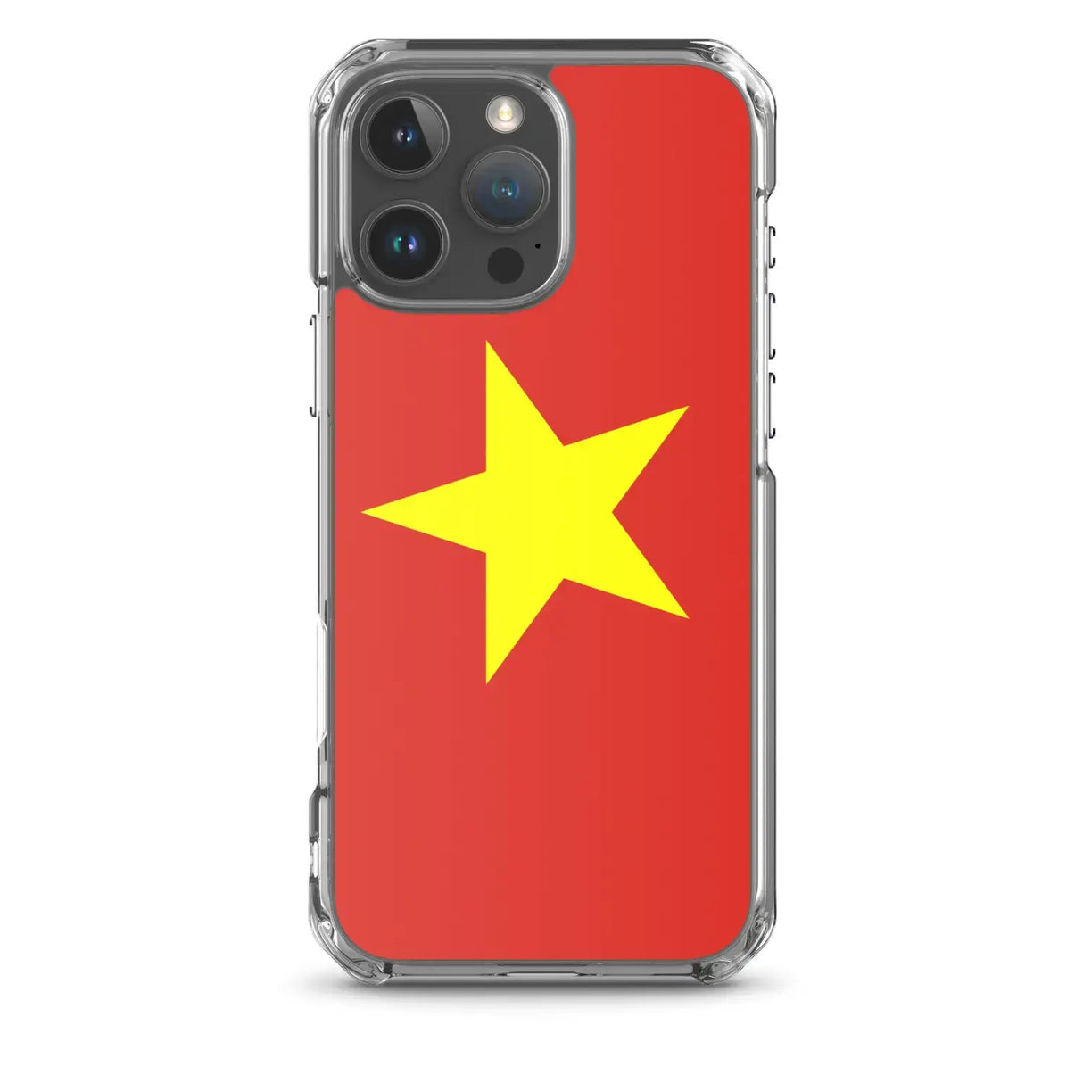 Coque iphone drapeau viêt nam souple antichoc transparente