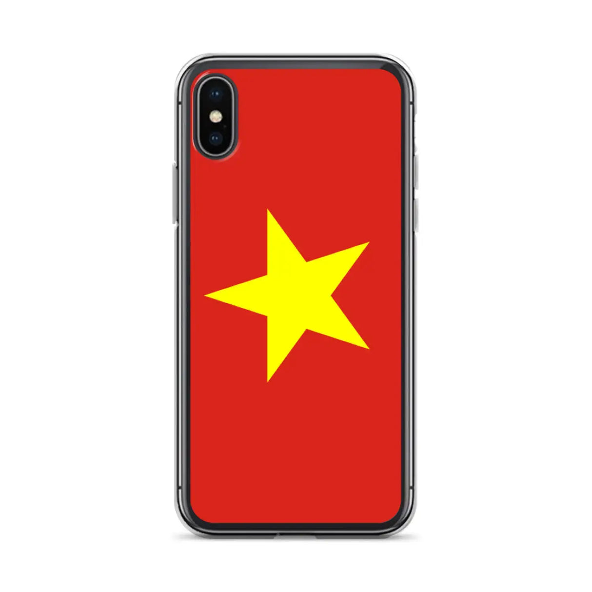 Coque iphone drapeau viêt nam souple antichoc transparente