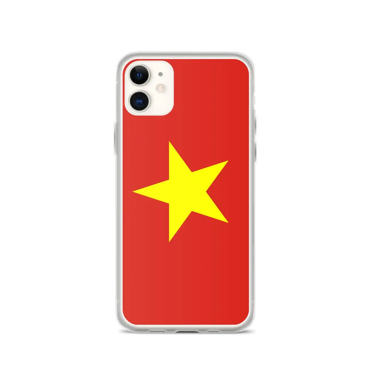 Coque iphone drapeau viêt nam souple antichoc transparente