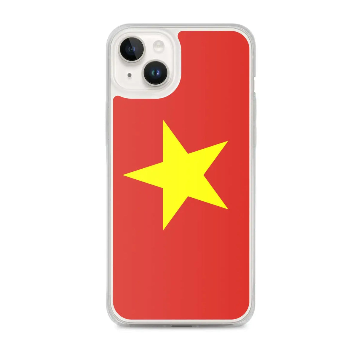 Coque iphone drapeau viêt nam souple antichoc transparente