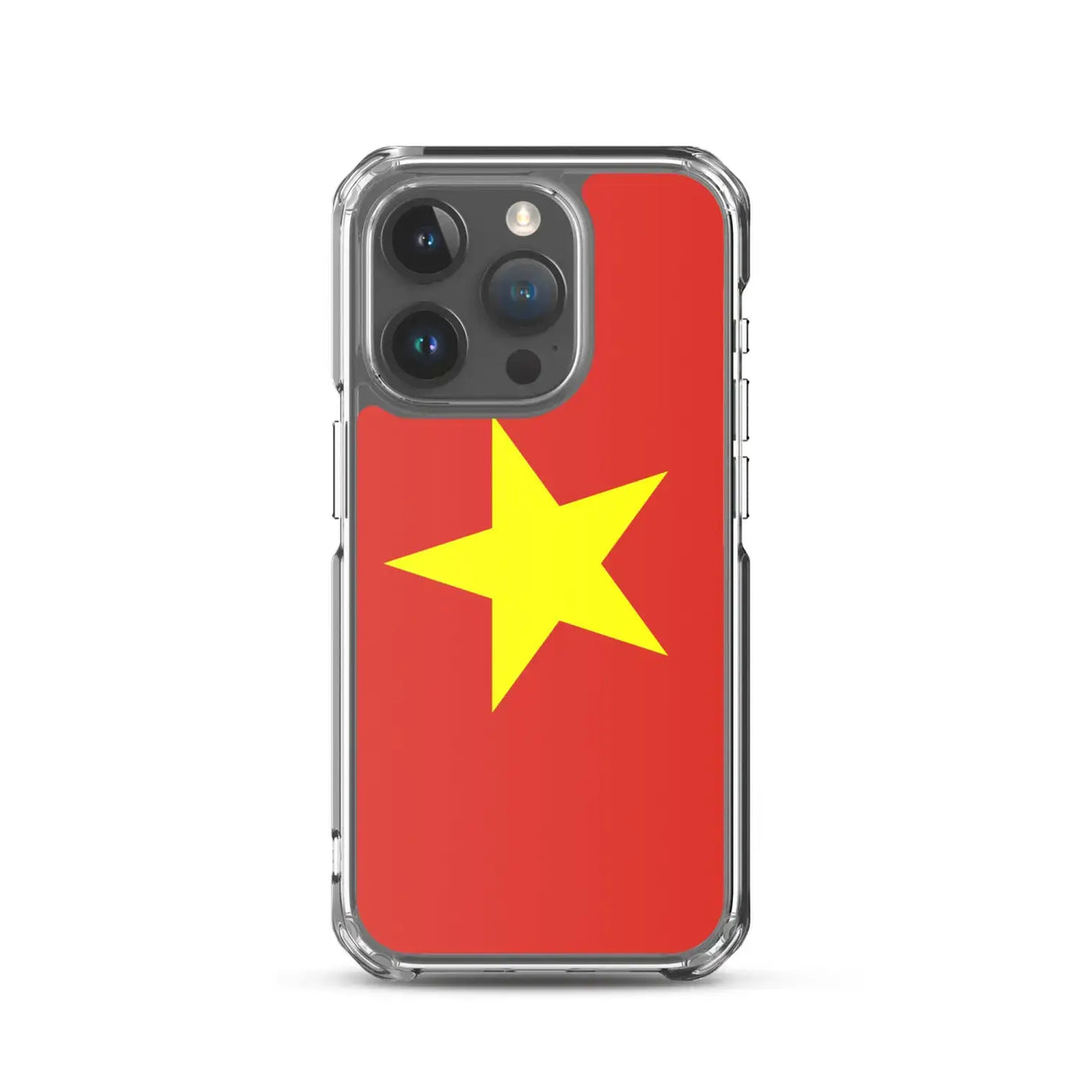 Coque iphone drapeau viêt nam souple antichoc transparente