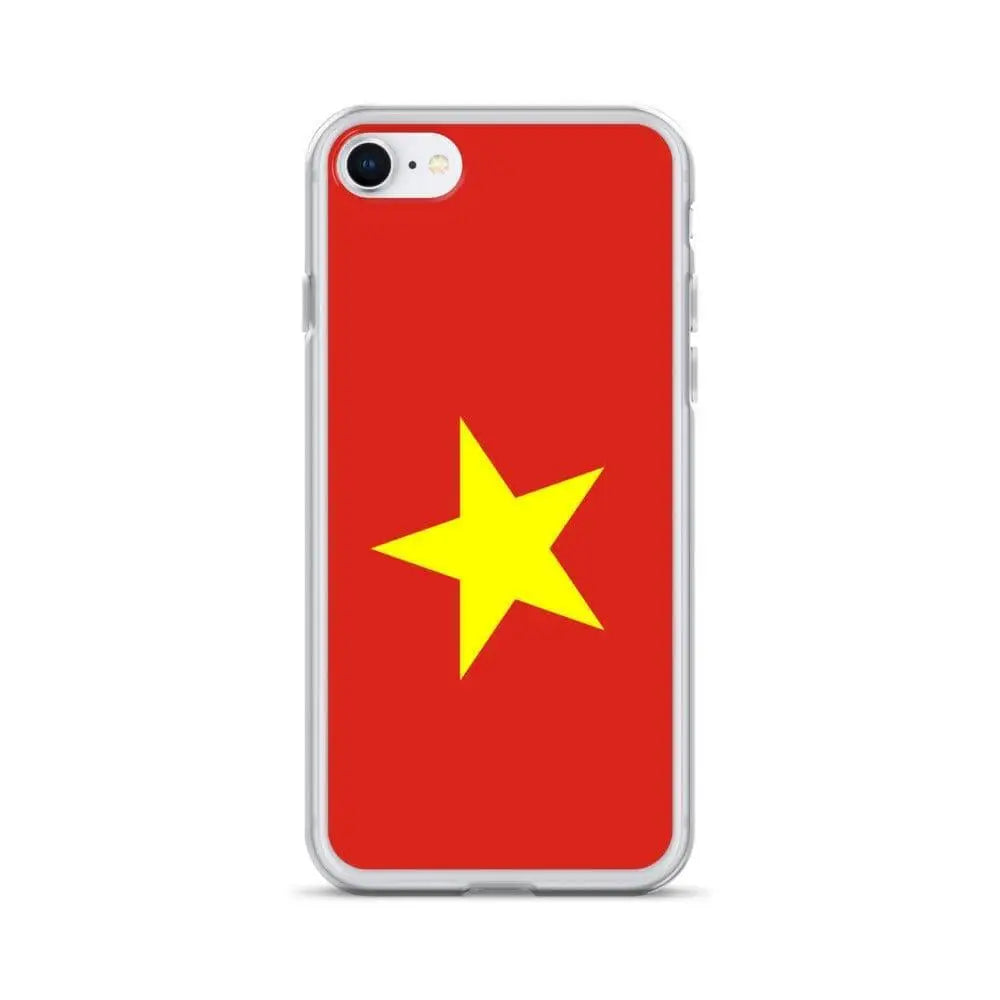 Coque iphone drapeau viêt nam souple antichoc transparente