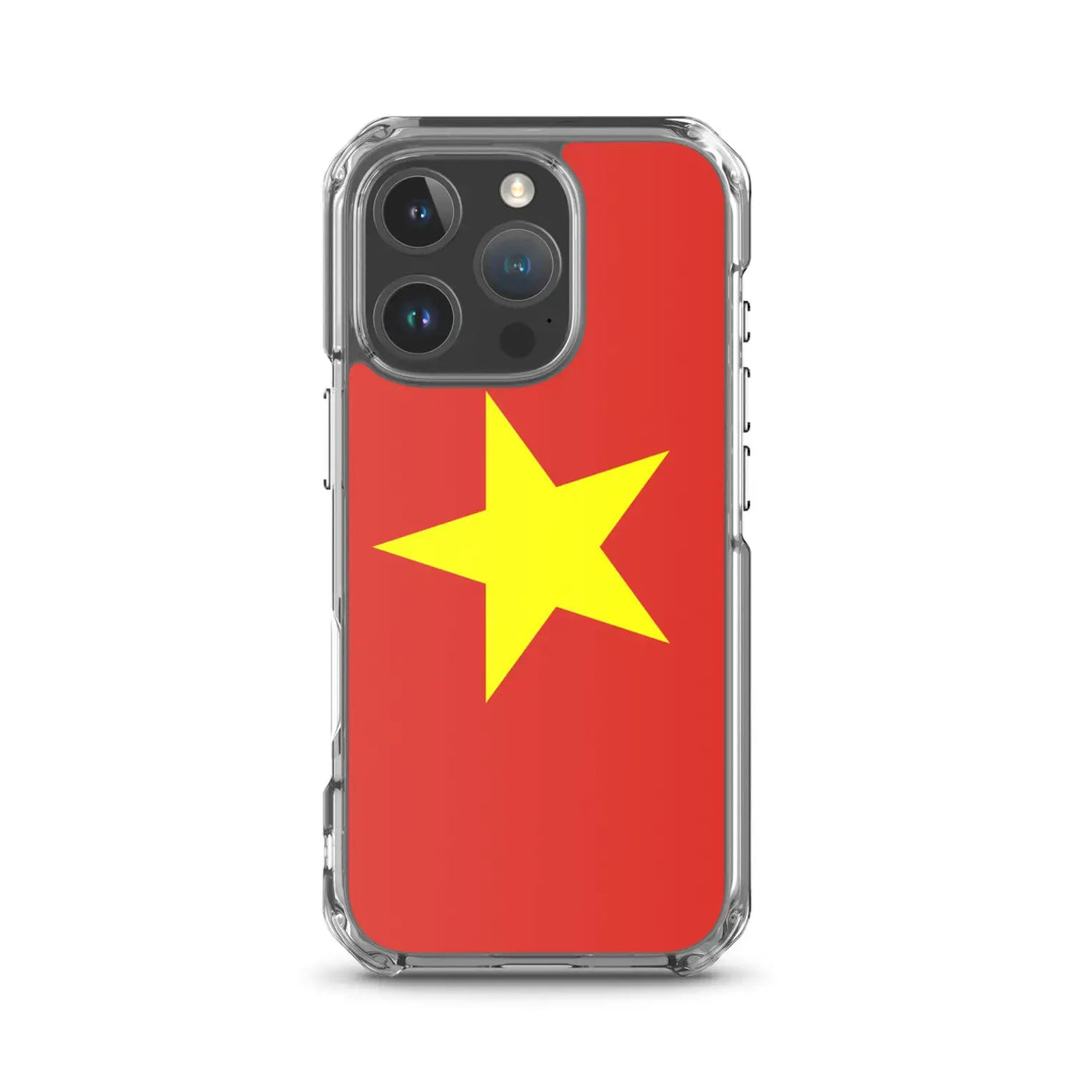Coque iphone drapeau viêt nam souple antichoc transparente