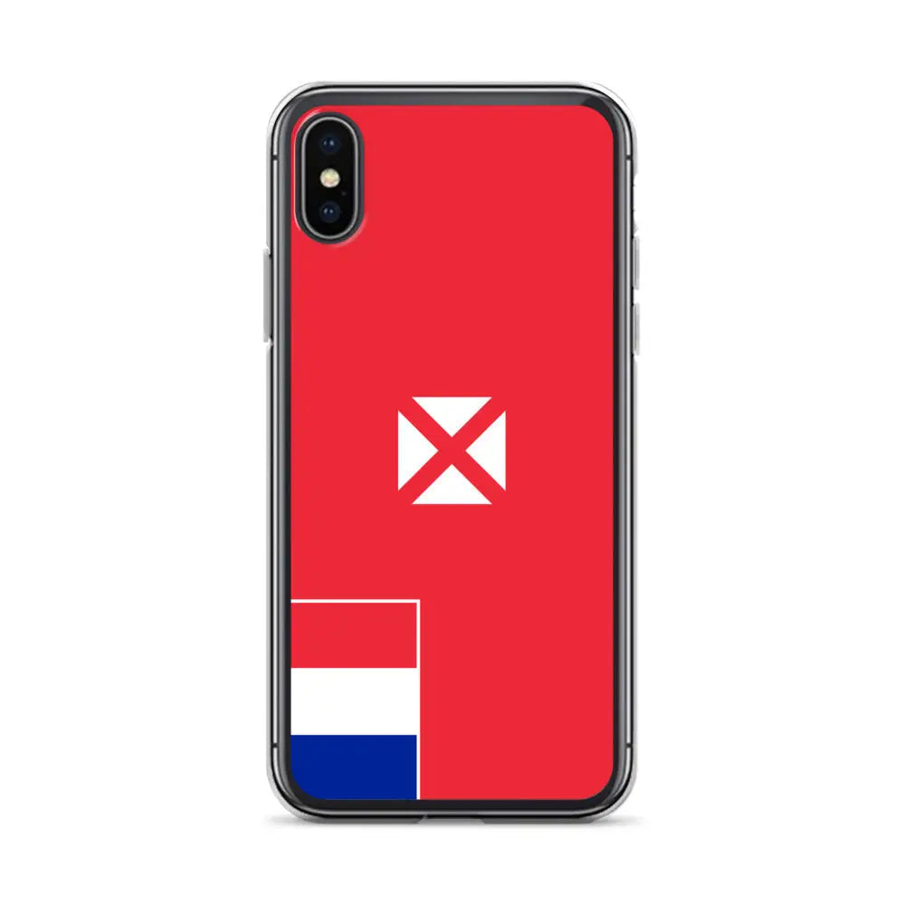 Coque iphone drapeau wallis-et-futuna souple antichoc
