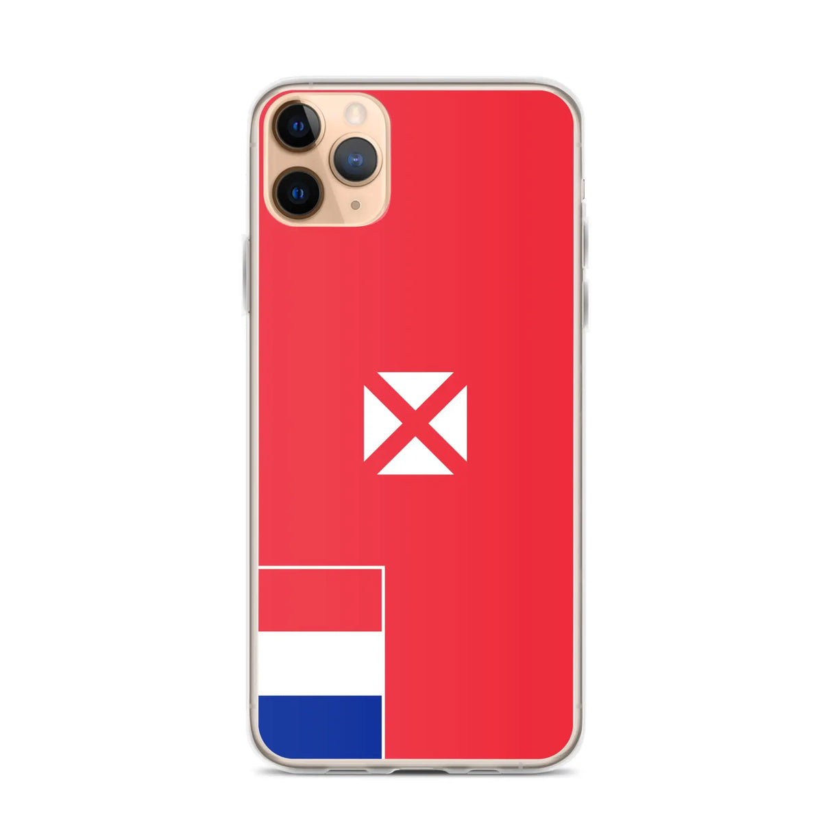 Coque iphone drapeau wallis-et-futuna souple antichoc