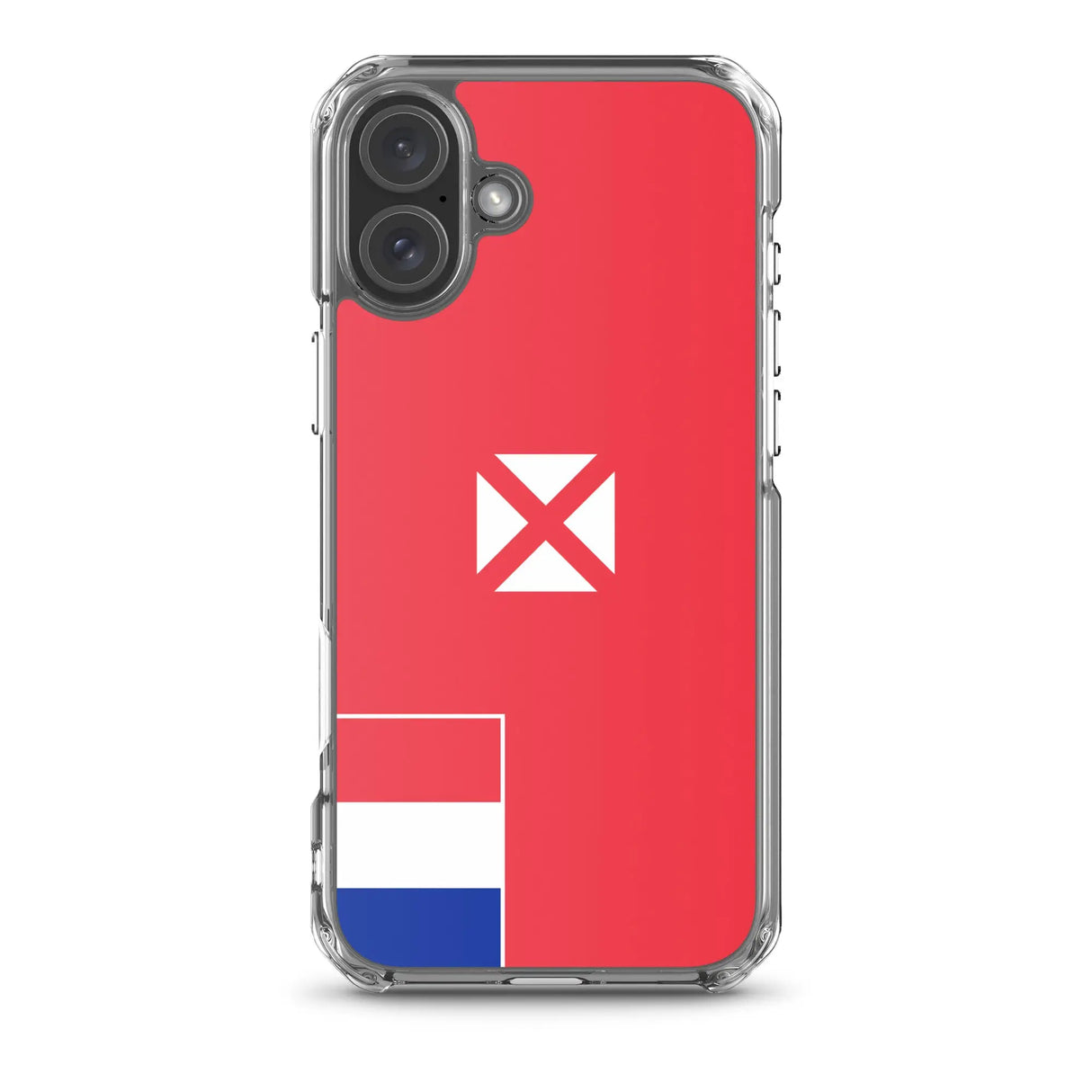 Coque iphone drapeau wallis-et-futuna souple antichoc