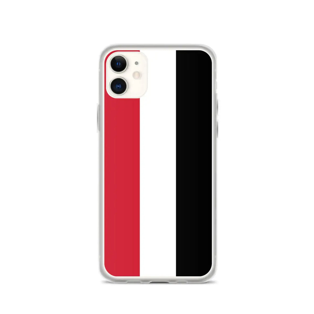 Coque iphone drapeau yémen souple antichoc transparente
