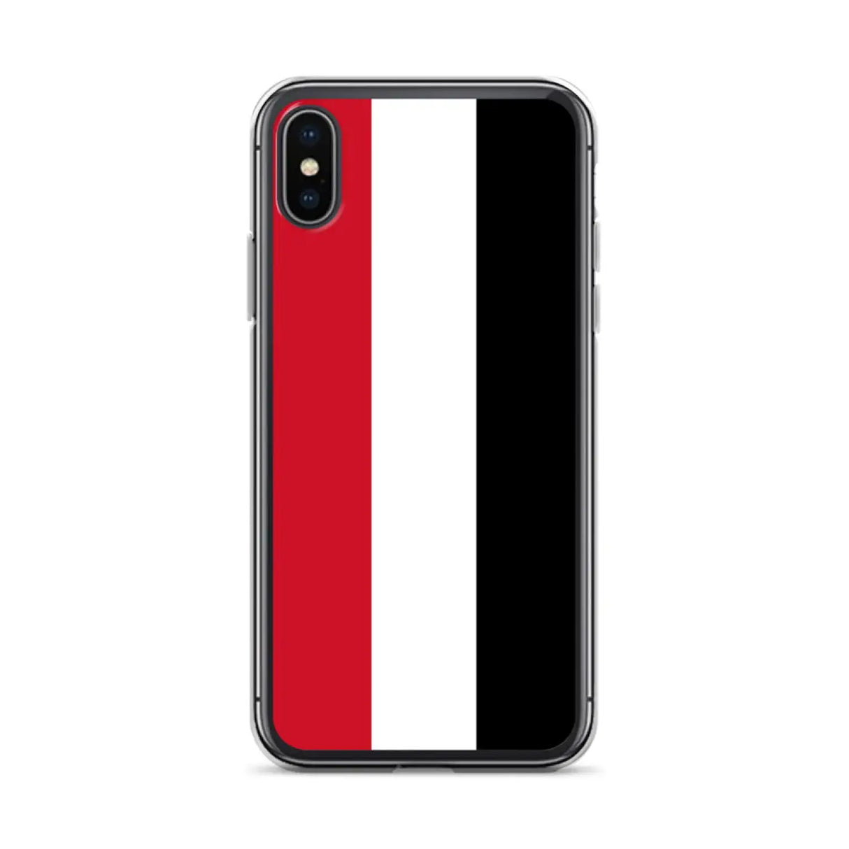Coque iphone drapeau yémen souple antichoc transparente