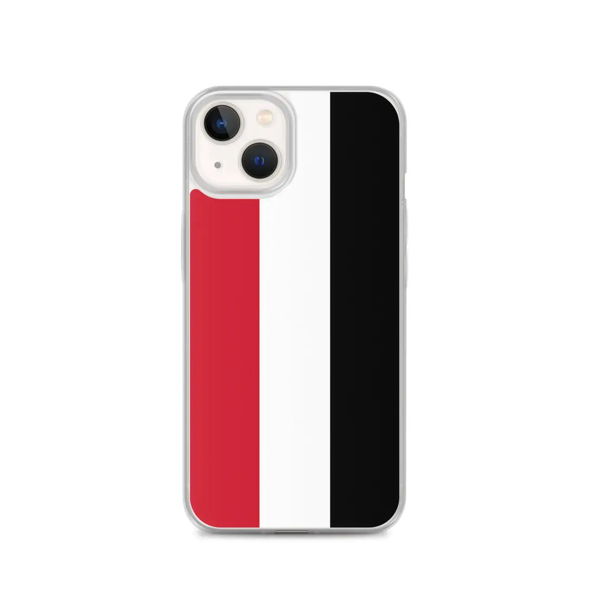Coque iphone drapeau yémen souple antichoc transparente