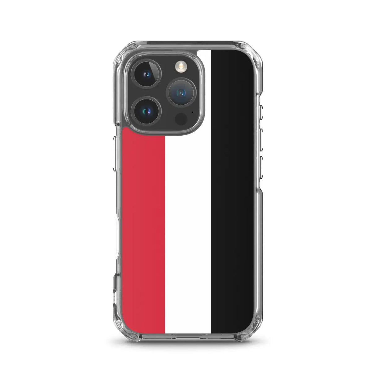 Coque iphone drapeau yémen souple antichoc transparente