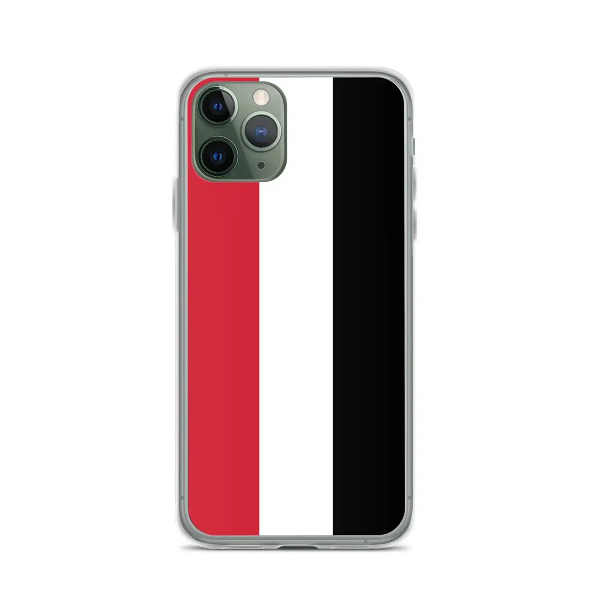 Coque iphone drapeau yémen souple antichoc transparente