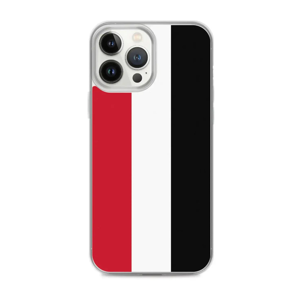 Coque iphone drapeau yémen souple antichoc transparente
