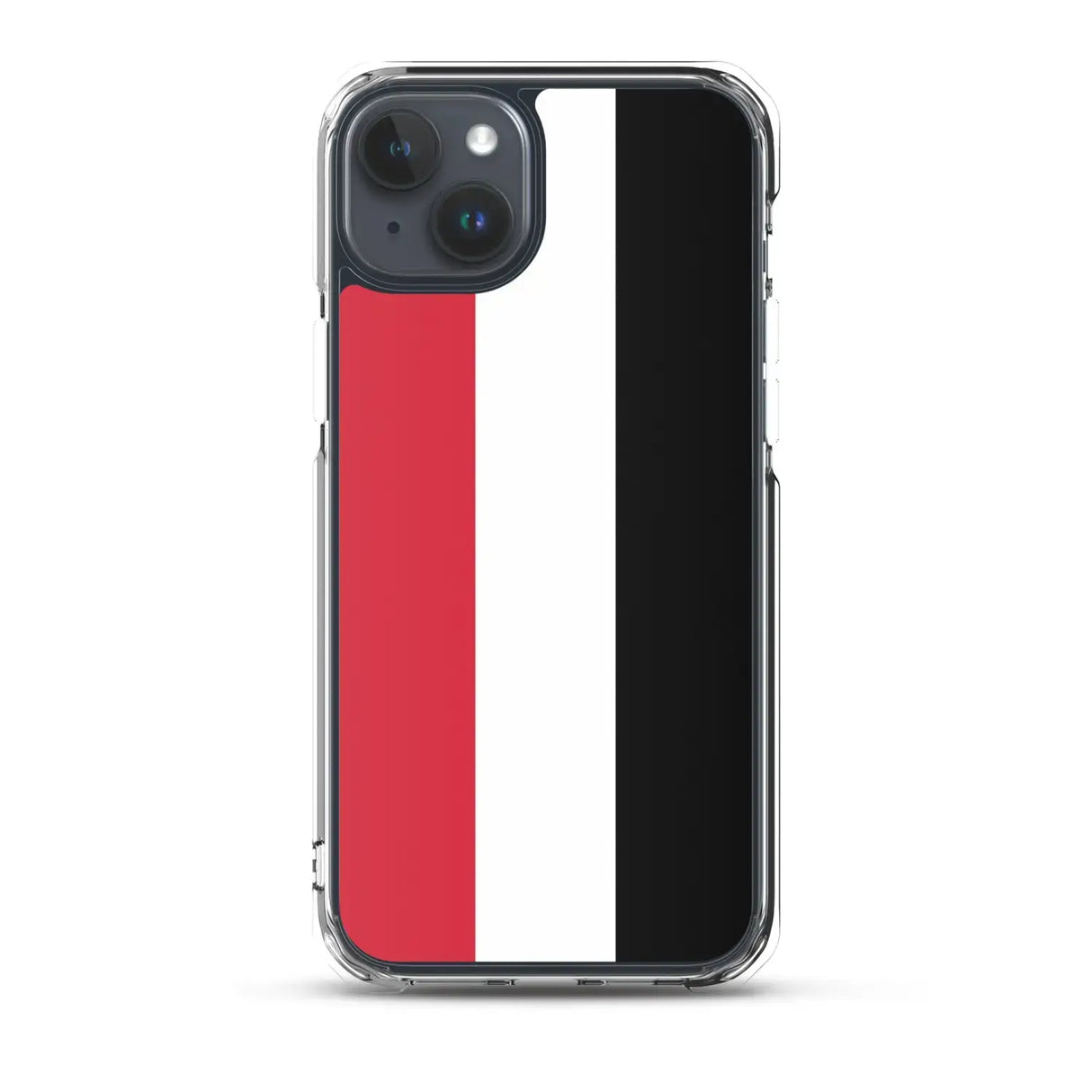 Coque iphone drapeau yémen souple antichoc transparente