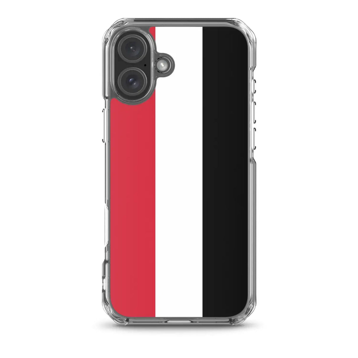 Coque iphone drapeau yémen souple antichoc transparente