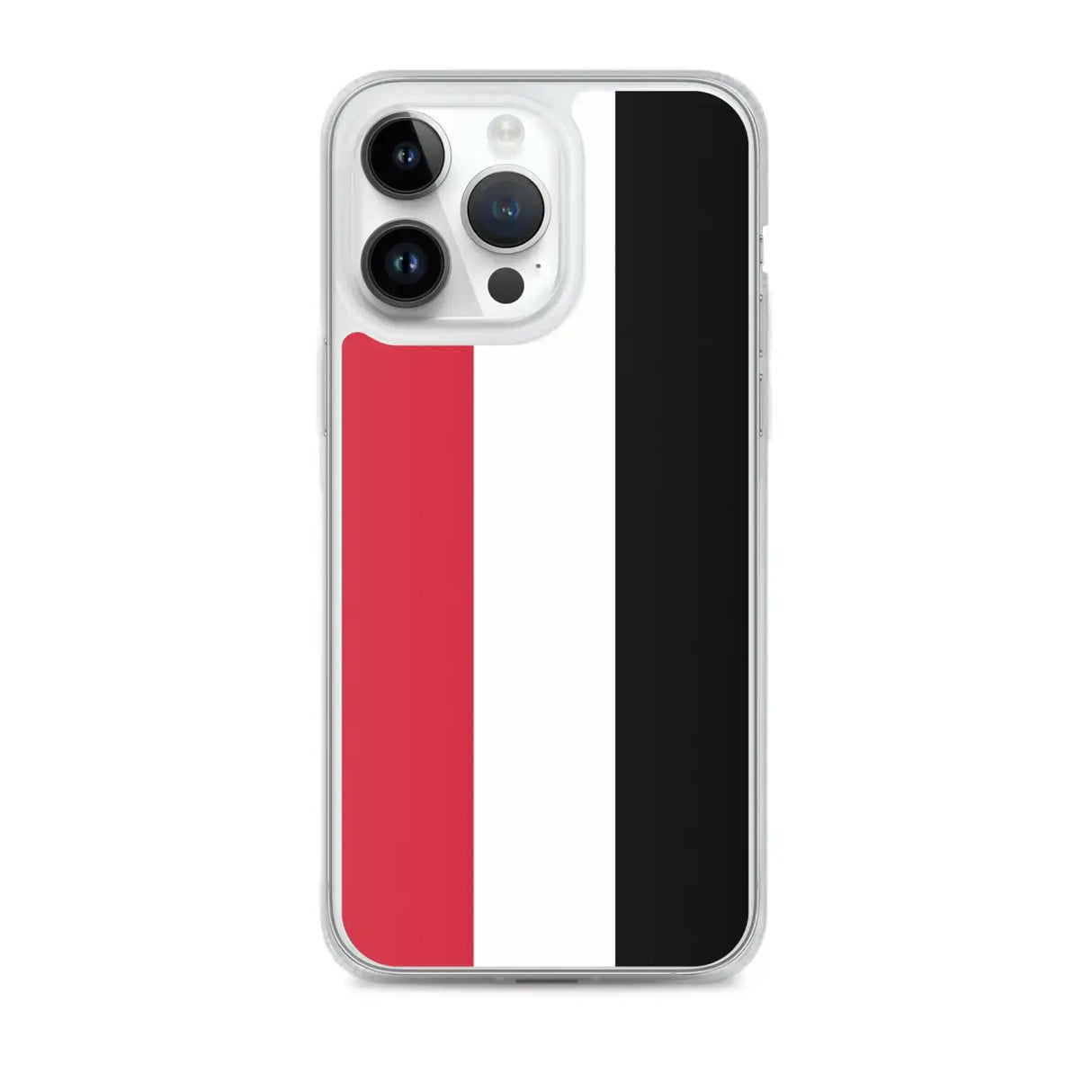 Coque iphone drapeau yémen souple antichoc transparente