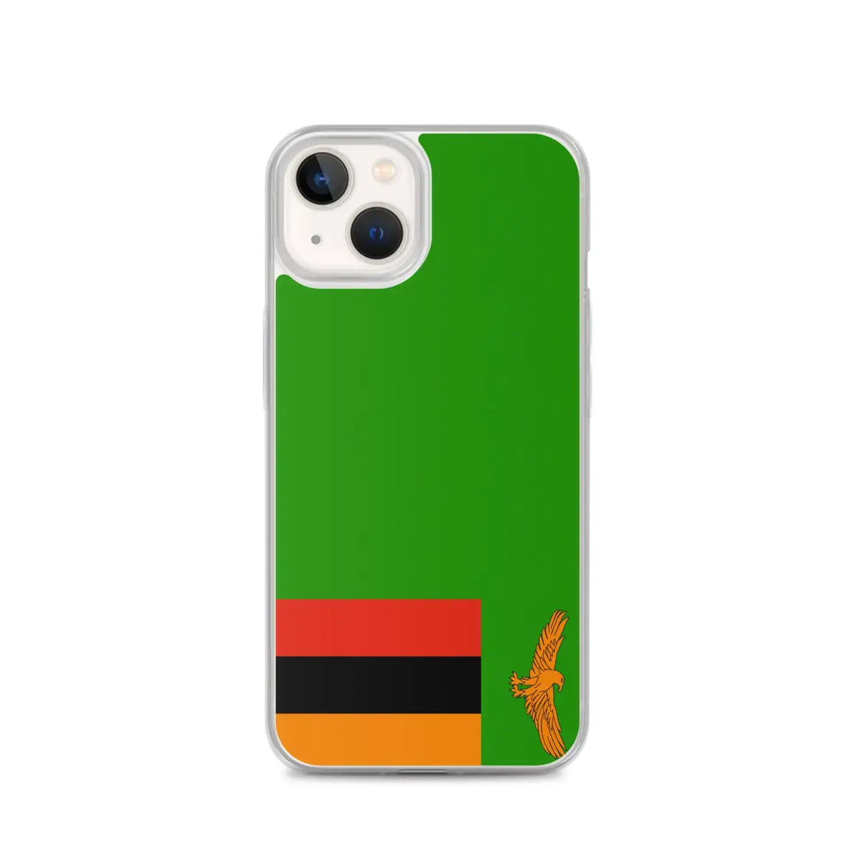 Coque iphone drapeau zambie souple transparente antichoc