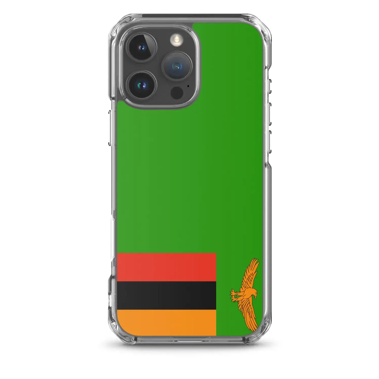Coque iphone drapeau zambie souple transparente antichoc