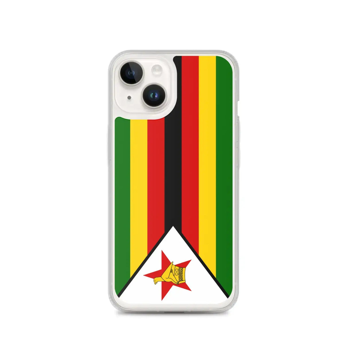 Coque iphone drapeau zimbabwe souple et antichoc transparente