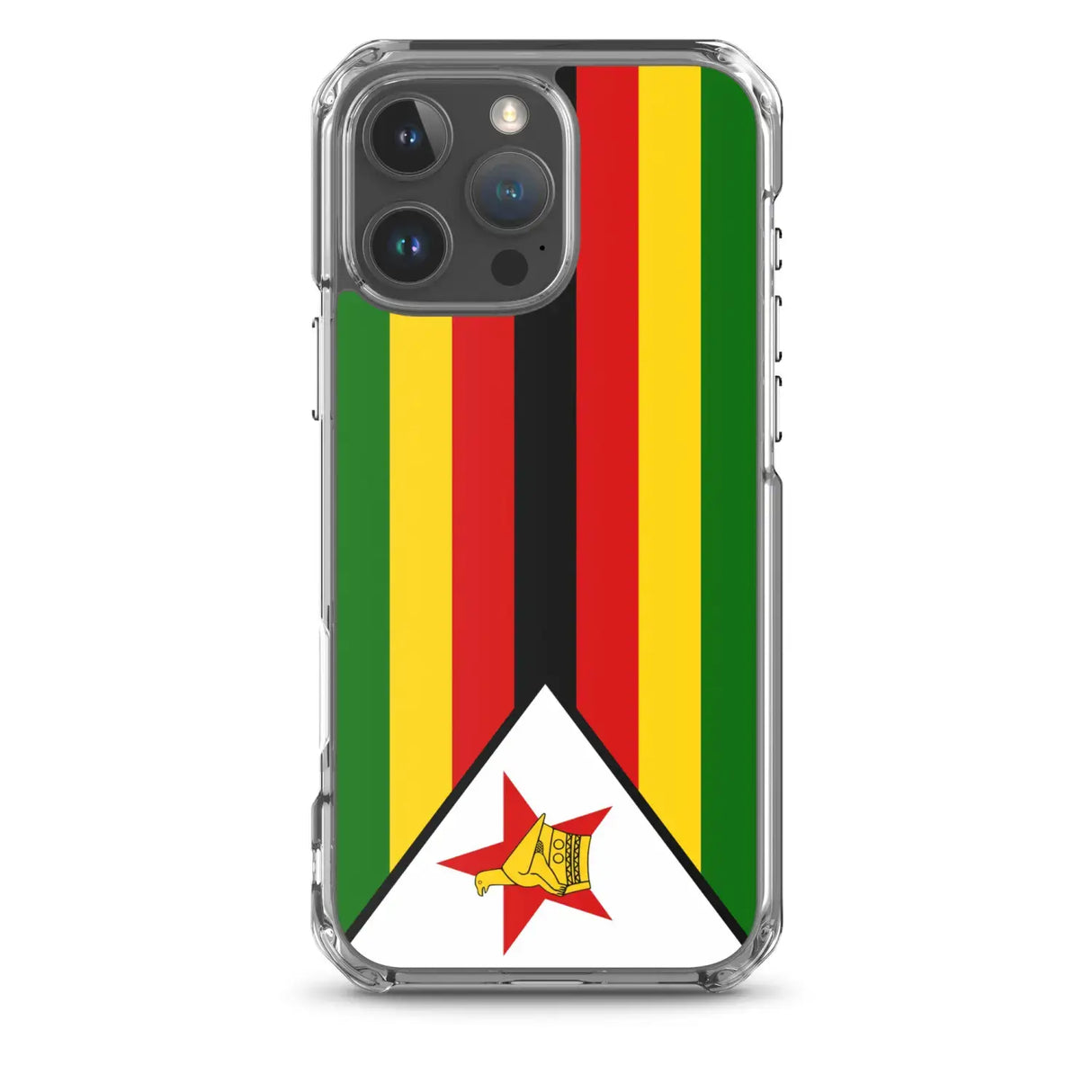 Coque iphone drapeau zimbabwe souple et antichoc transparente