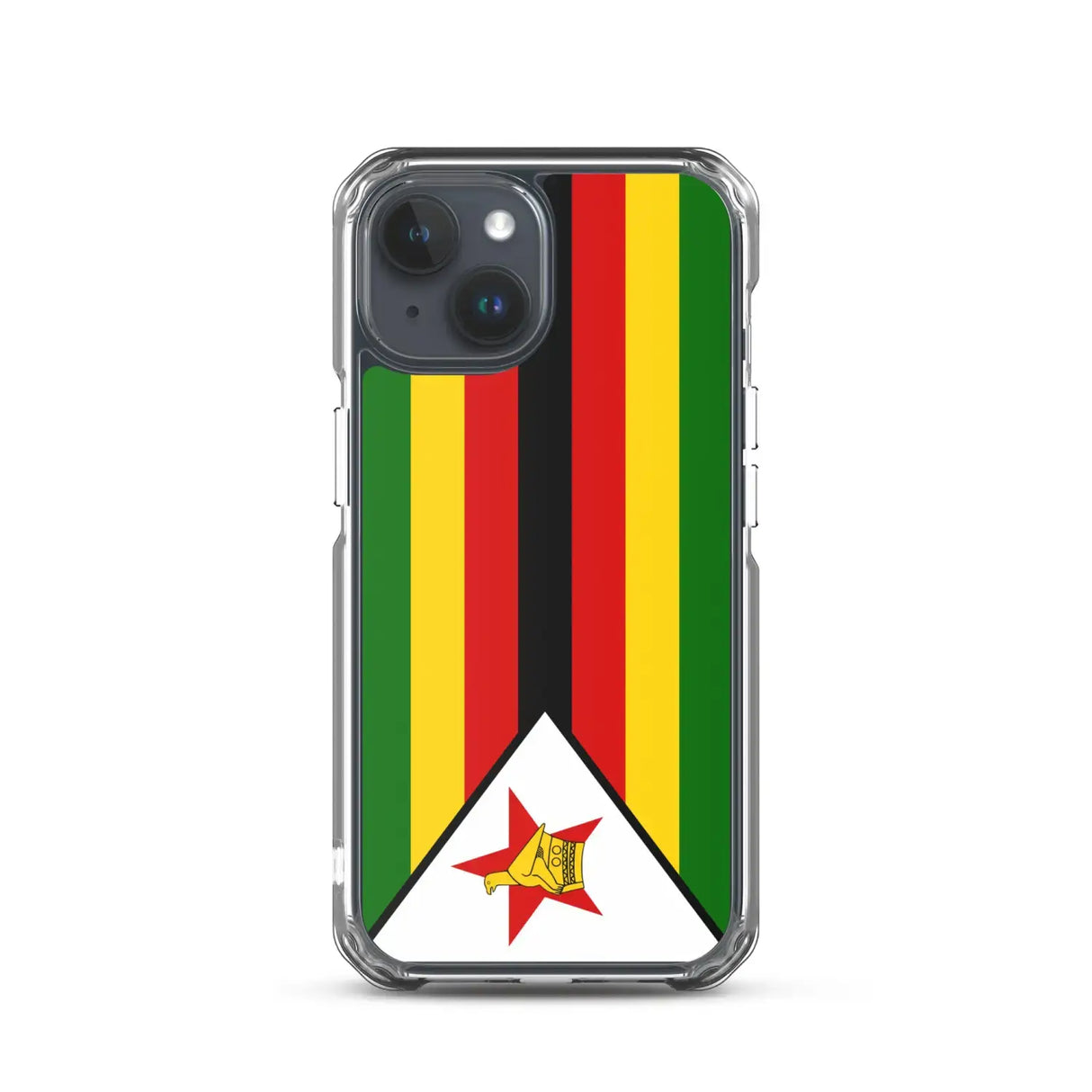 Coque iphone drapeau zimbabwe souple et antichoc transparente