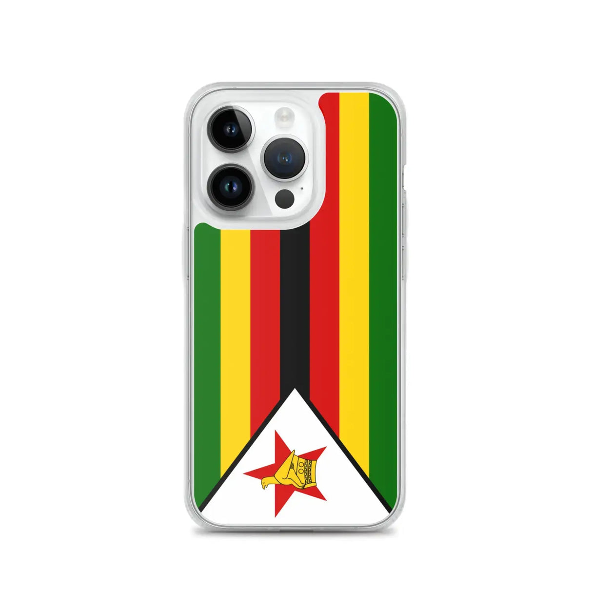 Coque iphone drapeau zimbabwe souple et antichoc transparente