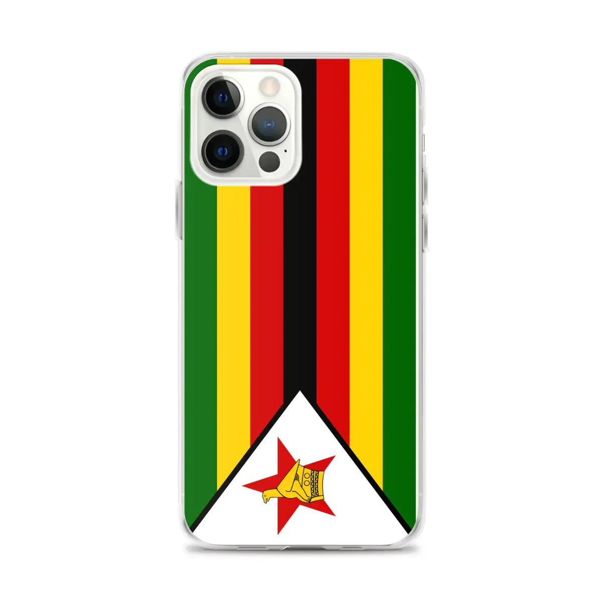 Coque iphone drapeau zimbabwe souple et antichoc transparente