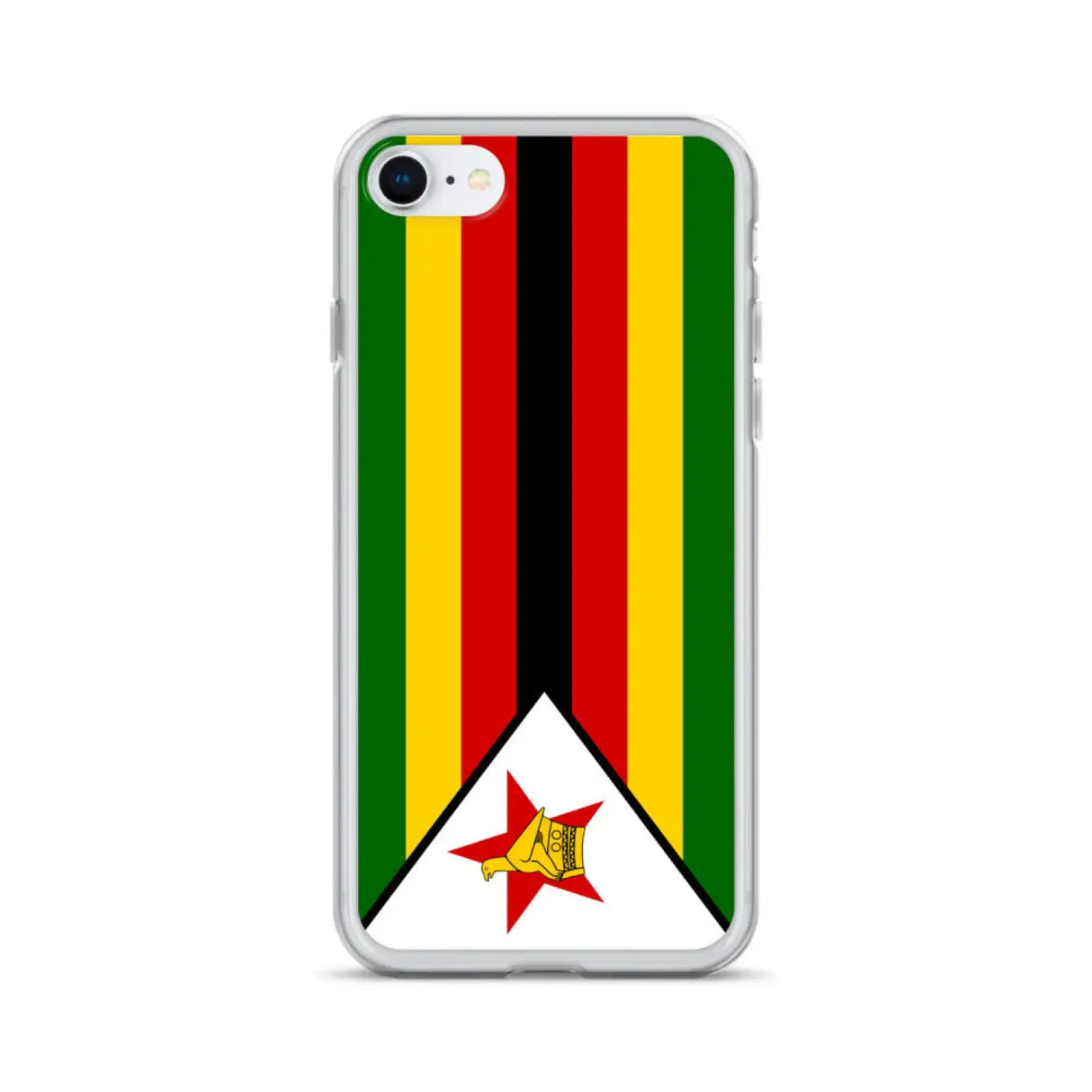 Coque iphone drapeau zimbabwe souple et antichoc transparente