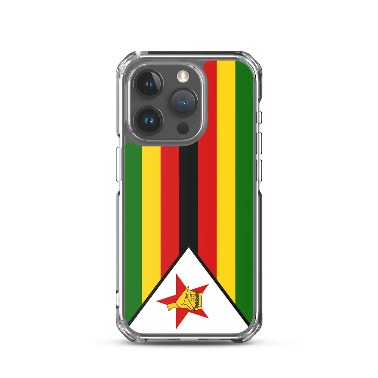 Coque iphone drapeau zimbabwe souple et antichoc transparente