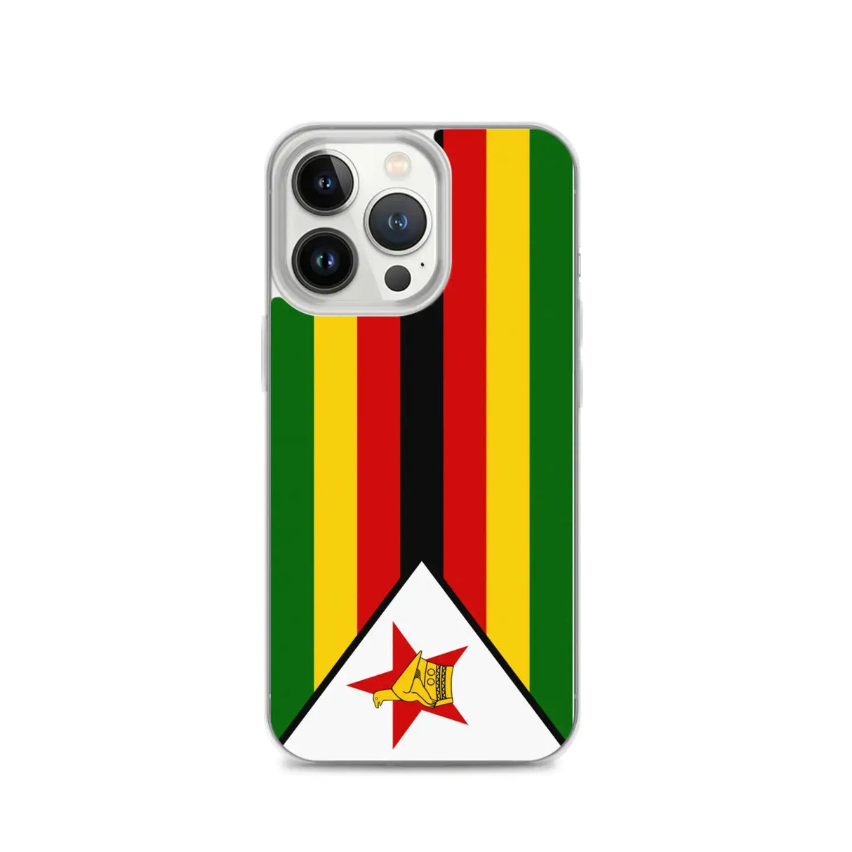 Coque iphone drapeau zimbabwe souple et antichoc transparente