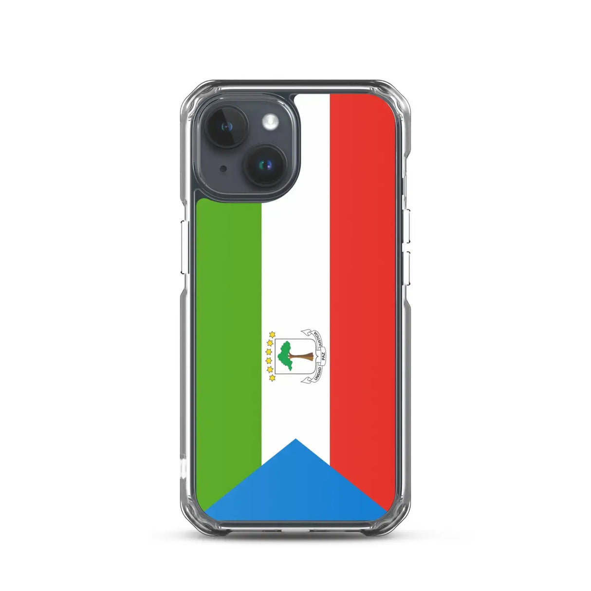 Coque iphone guinée équatoriale souple antichoc transparente