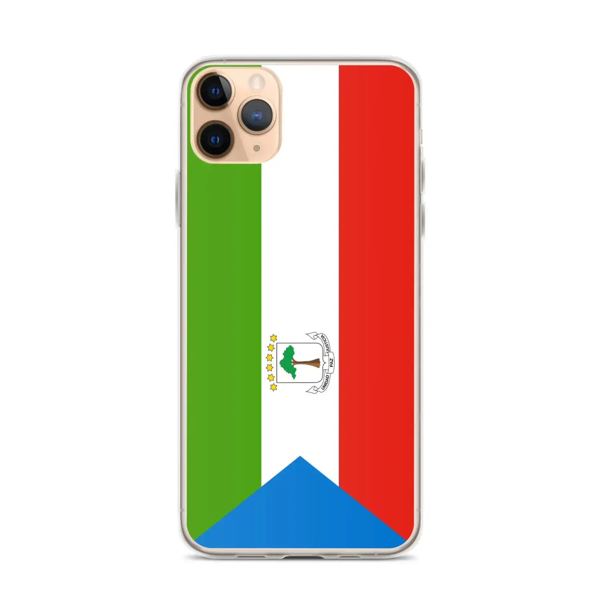 Coque iphone guinée équatoriale souple antichoc transparente