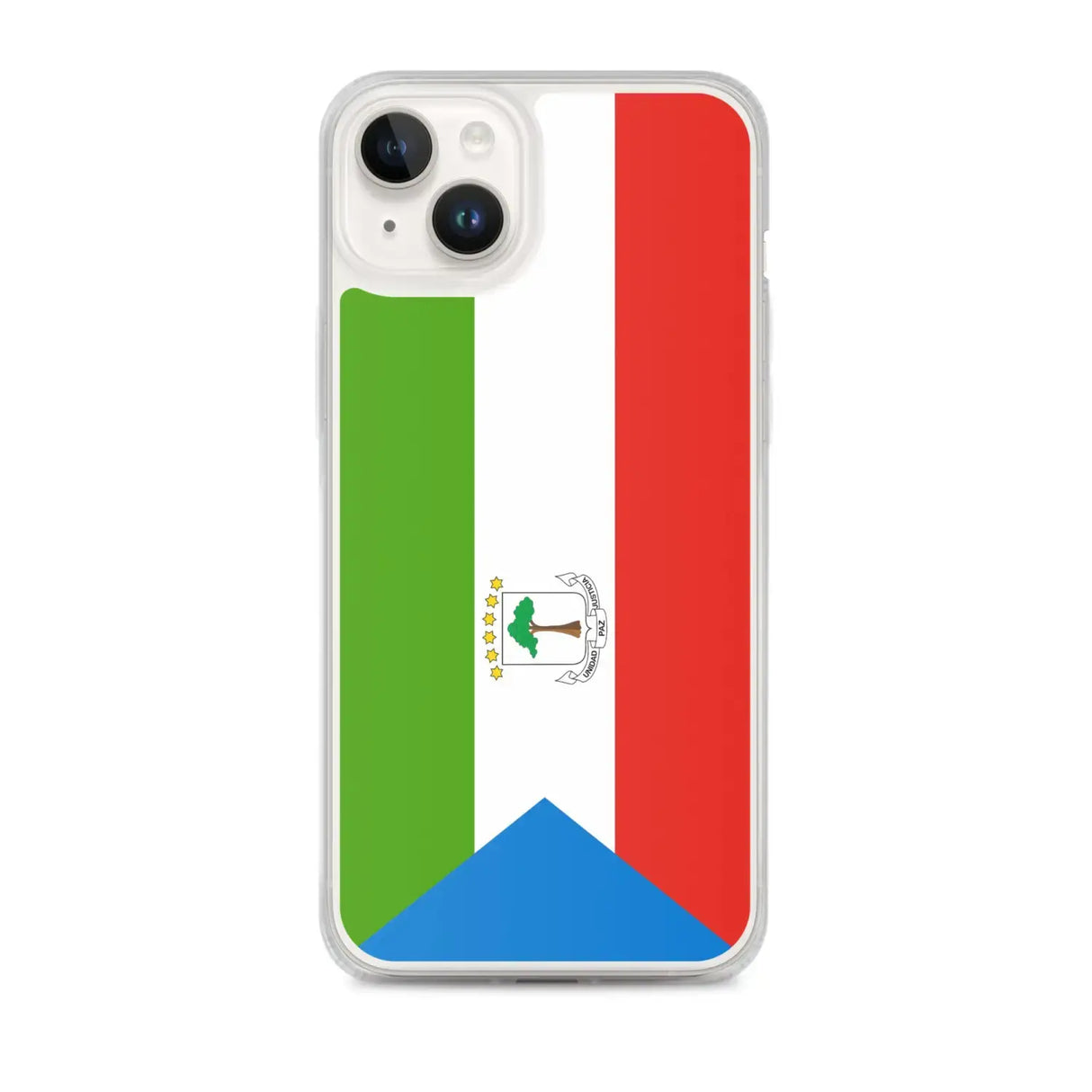 Coque iphone guinée équatoriale souple antichoc transparente