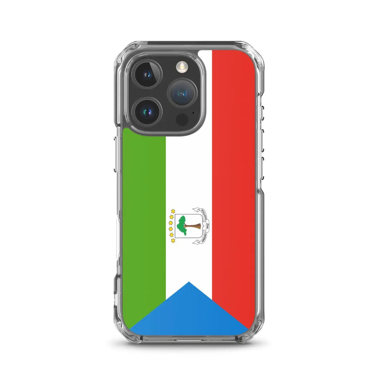 Coque iphone guinée équatoriale souple antichoc transparente