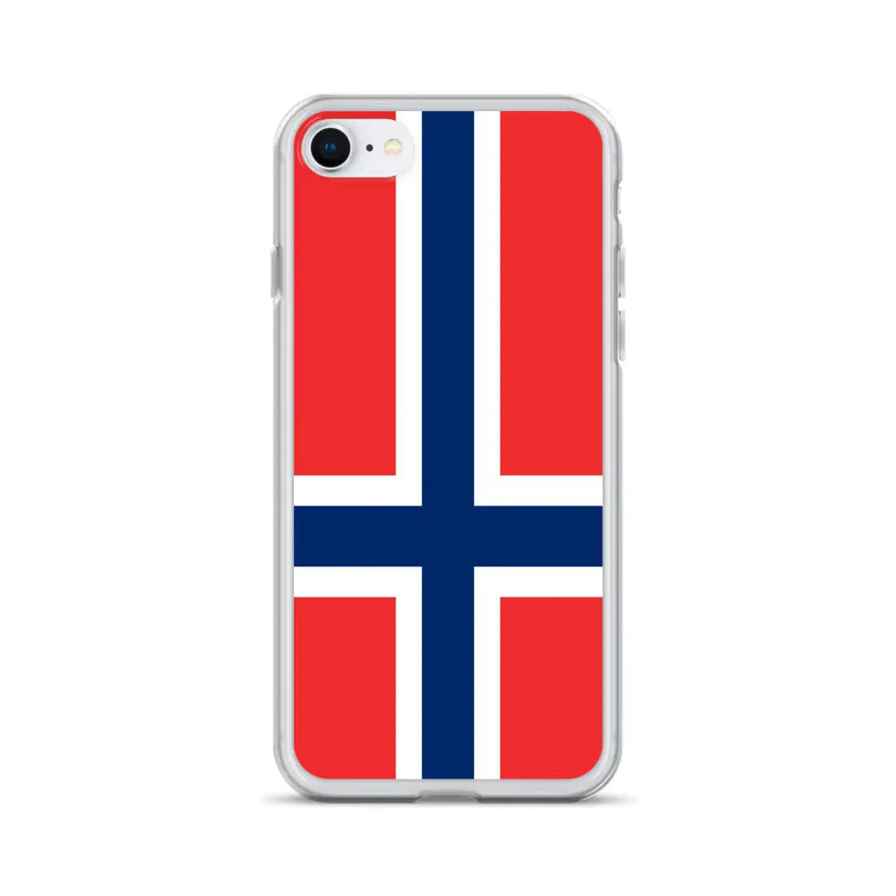 Coque iphone île bouvet souple antichoc dos transparent