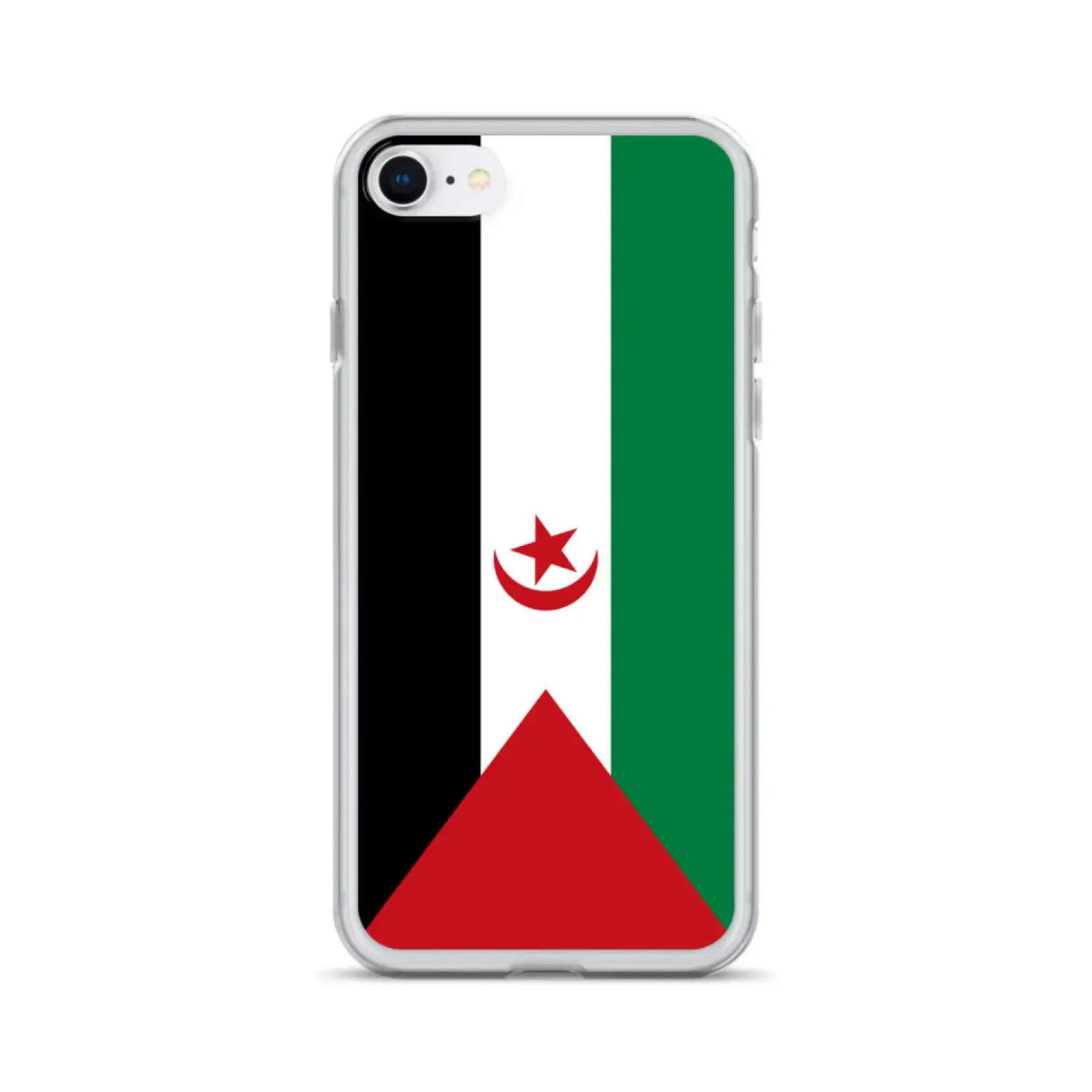 Coque iphone sahara occidental souple antichoc transparente