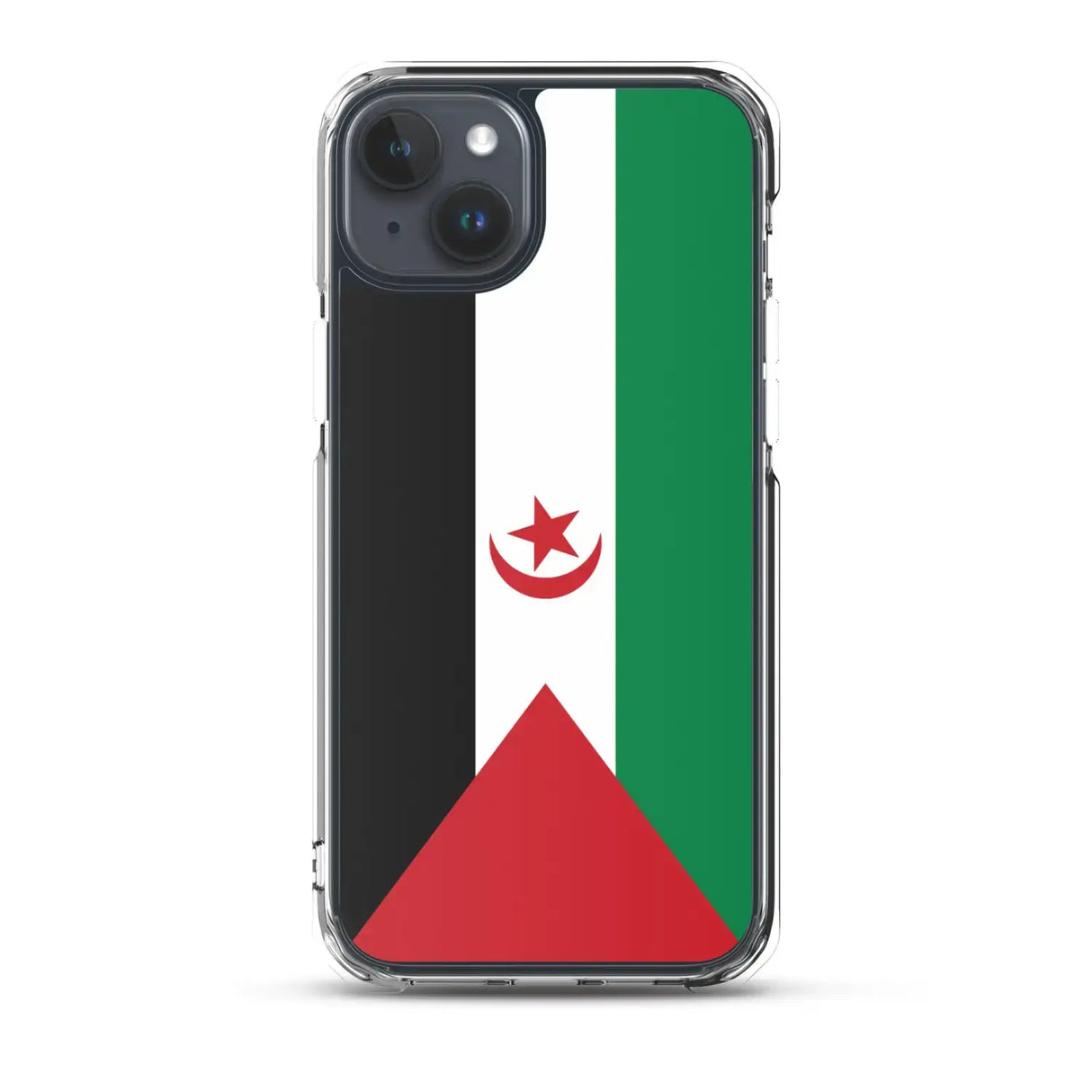 Coque iphone sahara occidental souple antichoc transparente