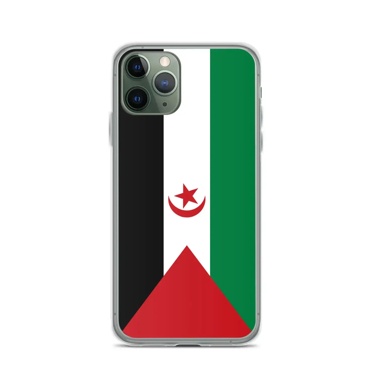 Coque iphone sahara occidental souple antichoc transparente