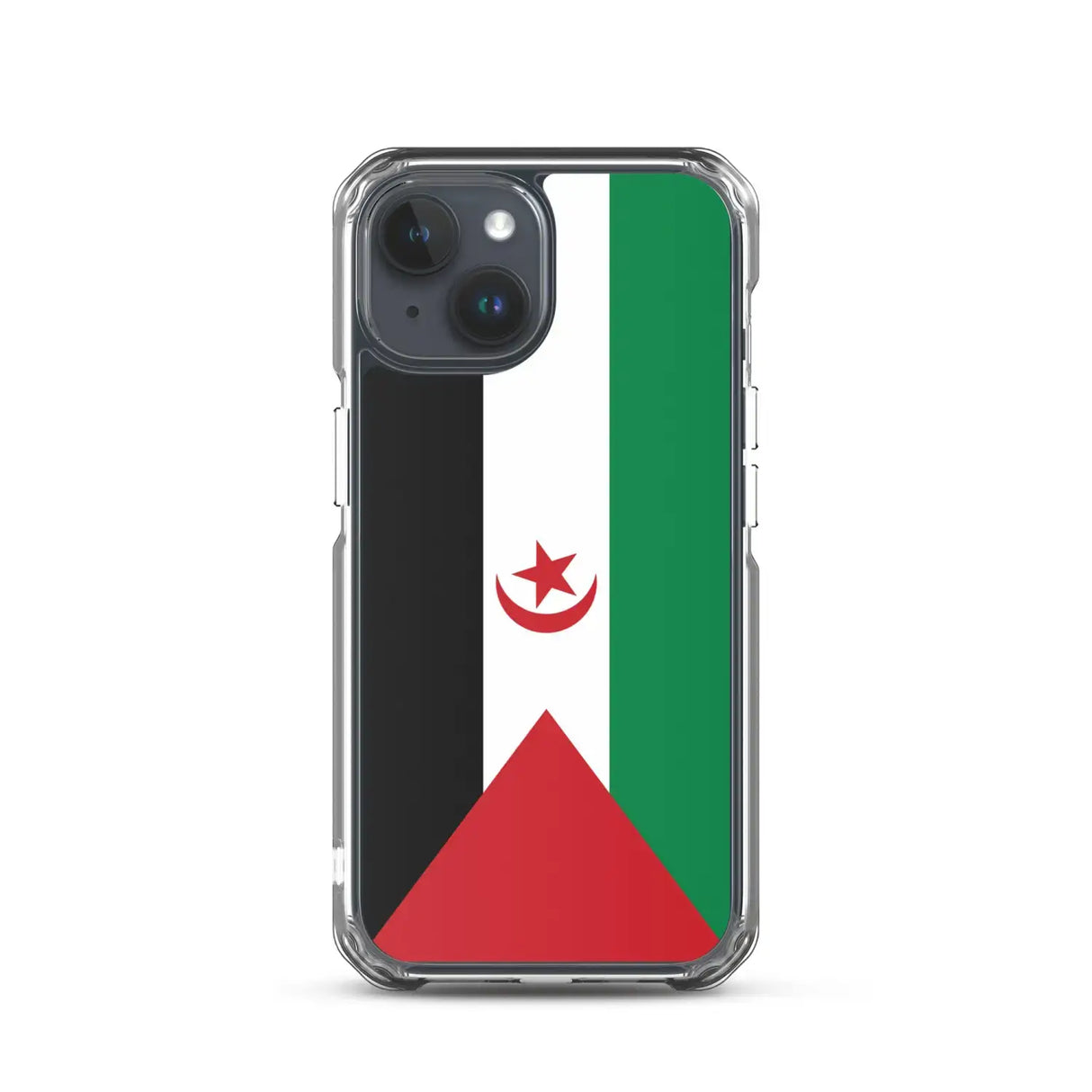 Coque iphone sahara occidental souple antichoc transparente