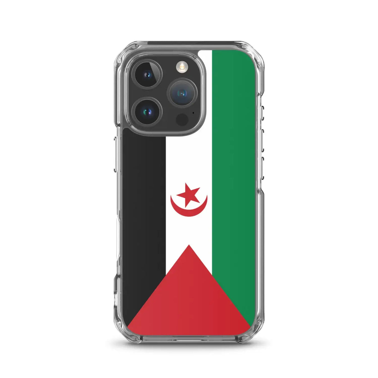 Coque iphone sahara occidental souple antichoc transparente