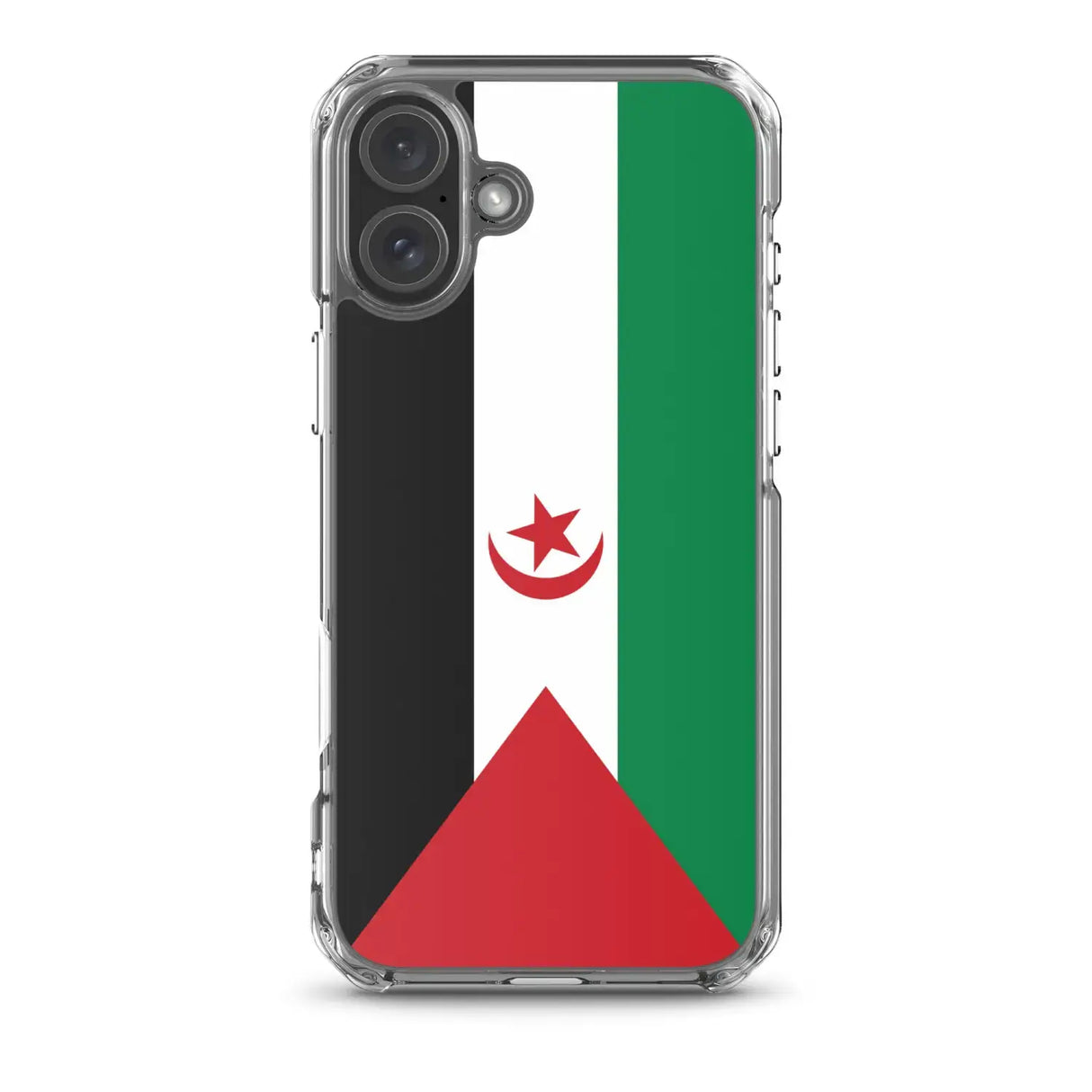 Coque iphone sahara occidental souple antichoc transparente