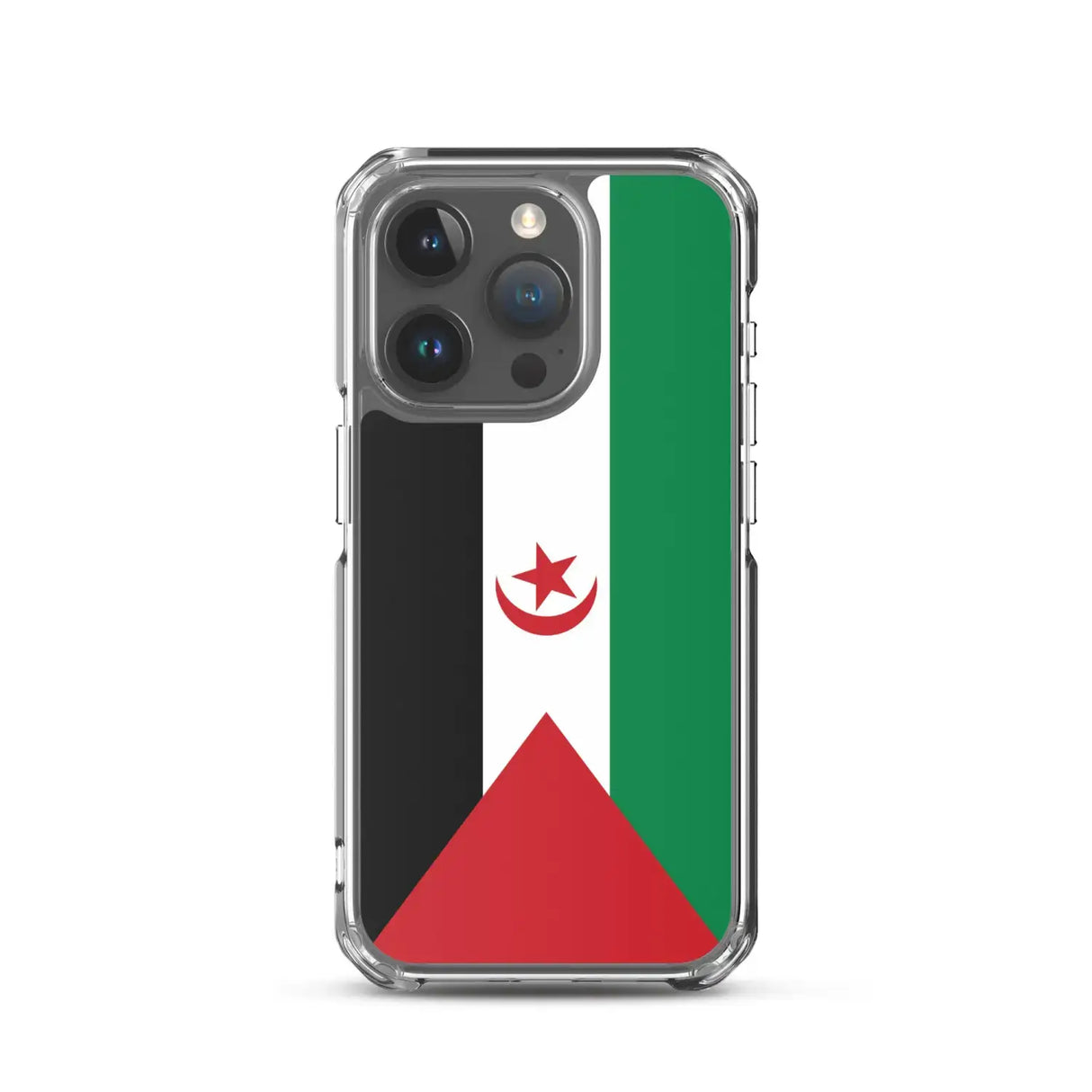 Coque iphone sahara occidental souple antichoc transparente