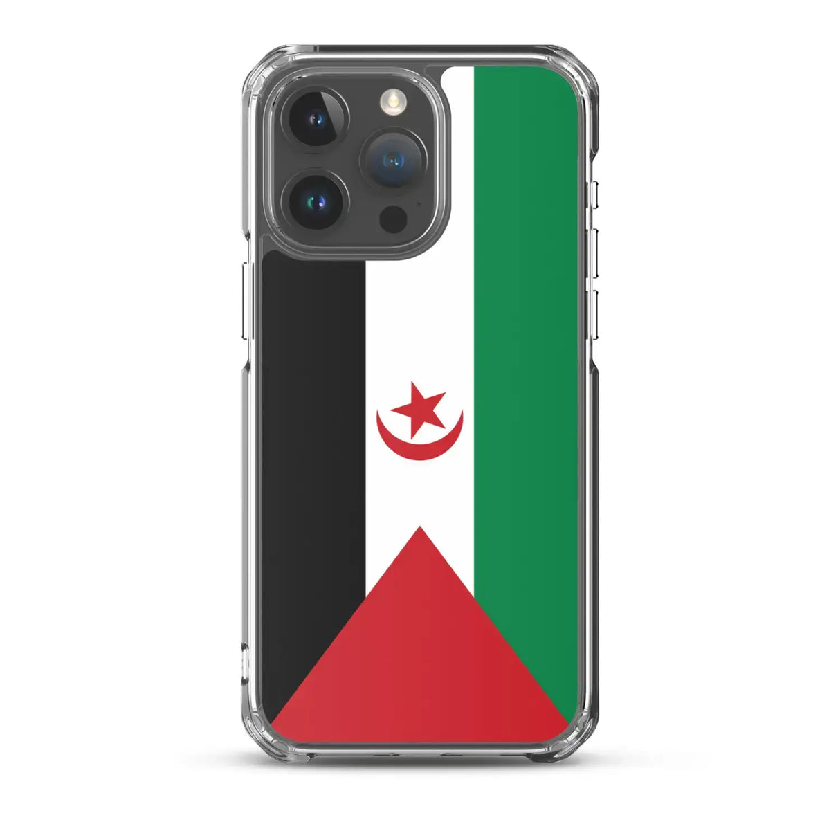 Coque iphone sahara occidental souple antichoc transparente