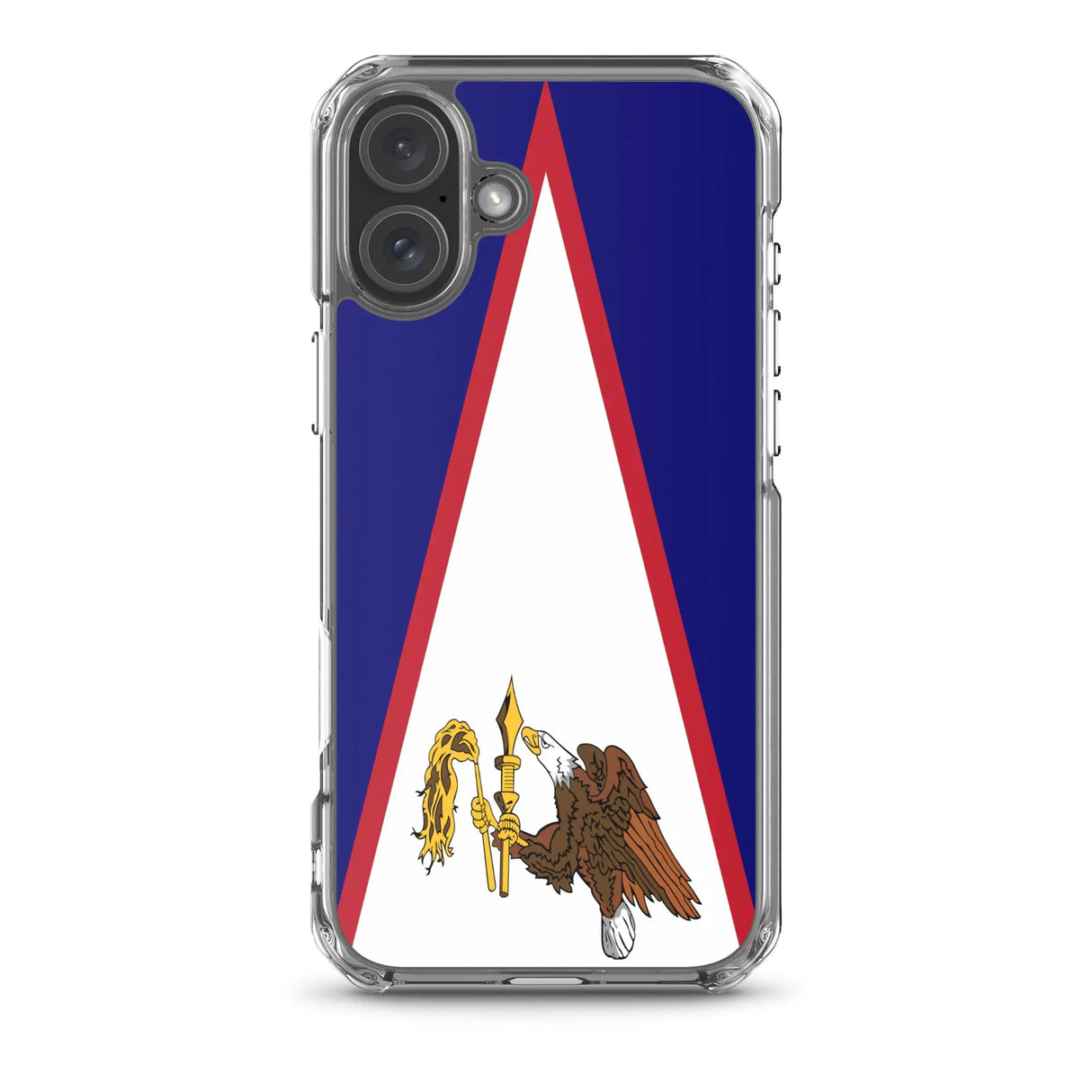 Coque iphone samoa américaines souple antichoc transparente