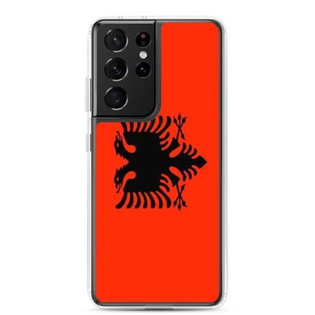 Coque samsung albanie souple antichoc motif drapeau
