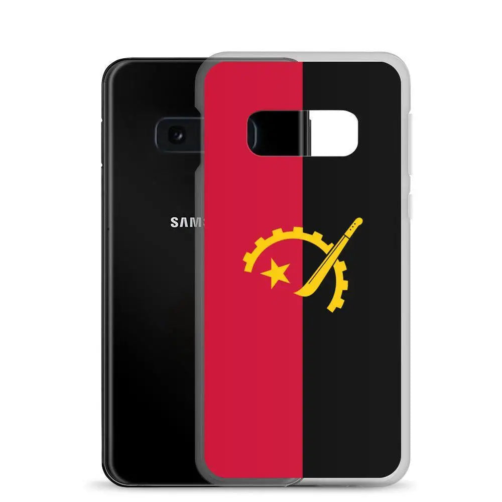 Coque samsung angola souple antichoc motif couleurs nationales